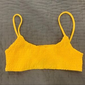 Yellow Bikini Top